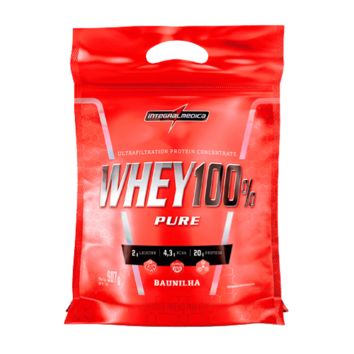 Whey 100% Integral Médica 900g Refil