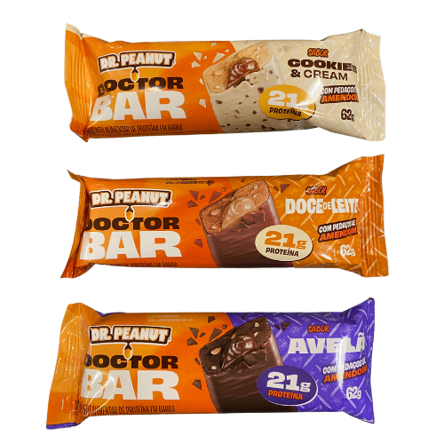 Barra de Proteína Dr. Bar (Dr. Peanut) 62g